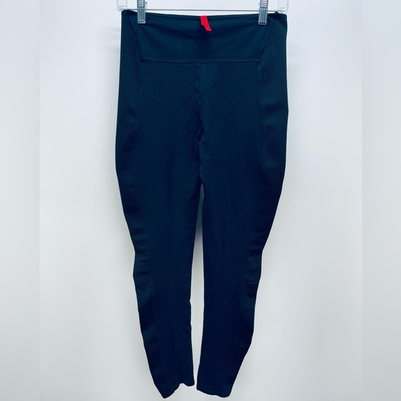 Spanx Legging Women's Cropped Pant Ponte Navy Black Size M - Picture 1 of 8